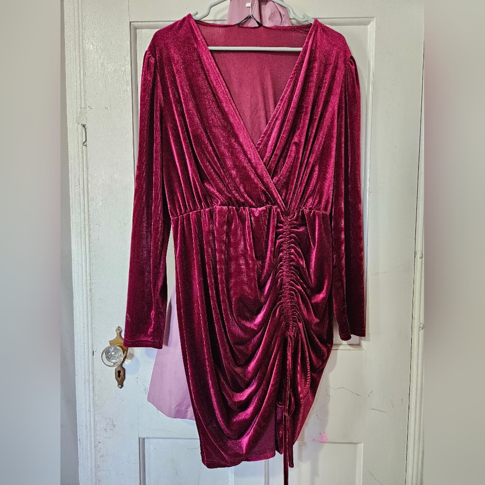 Bloomchic velvet dress